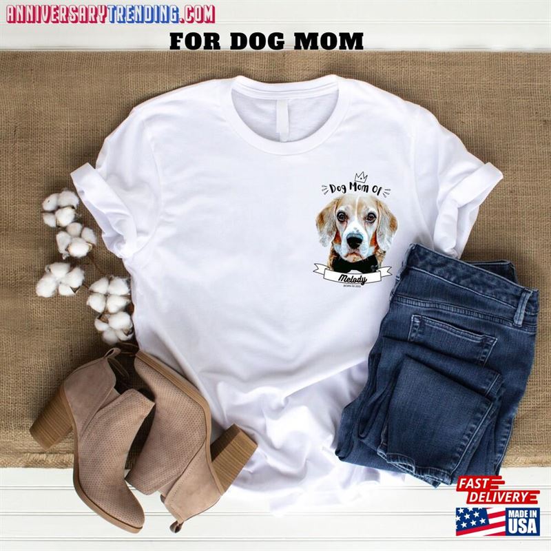 Custom Dog Mom Shirt Classic Hoodie – Bipubunny Store