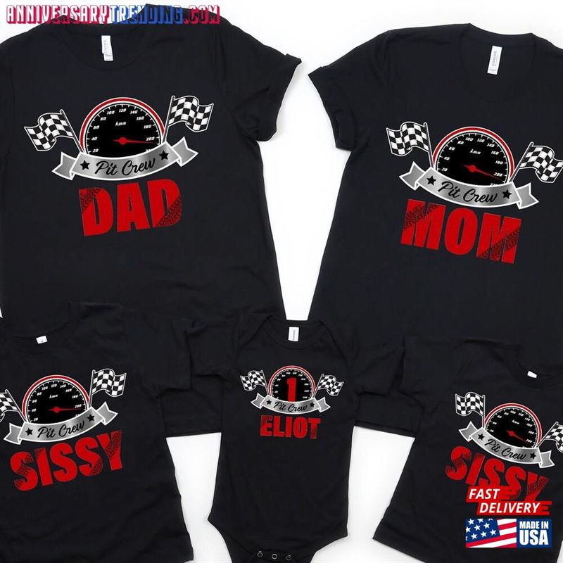 Custom Family Birthday Shirts Pit Crew Personalized Shirt Hoodie Sweatshirt – Bipubunny Store