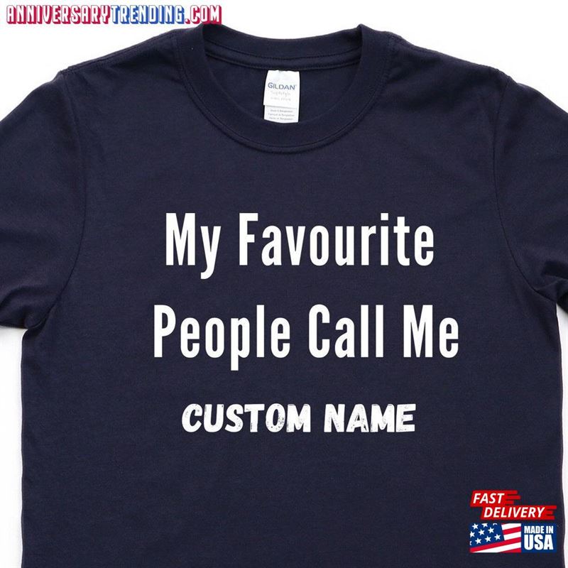 Custom Fathers Day Shirt Personalized Mothers T-Shirt Funny Names Unisex Classic – Bipubunny Store