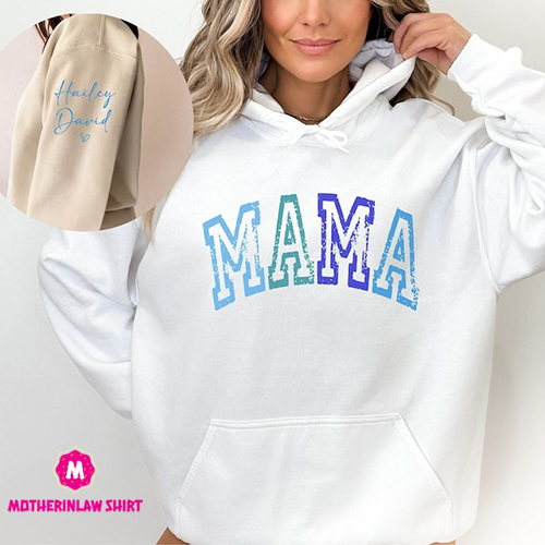 Custom Mama Sweatshirt, Boy Mom Sweatshirt, Girl Mom Sweatshirt, Mother’s Day Gift, Cool Mom Sweatshirt, Gift for Mom, Retro Mom Sweatshirt