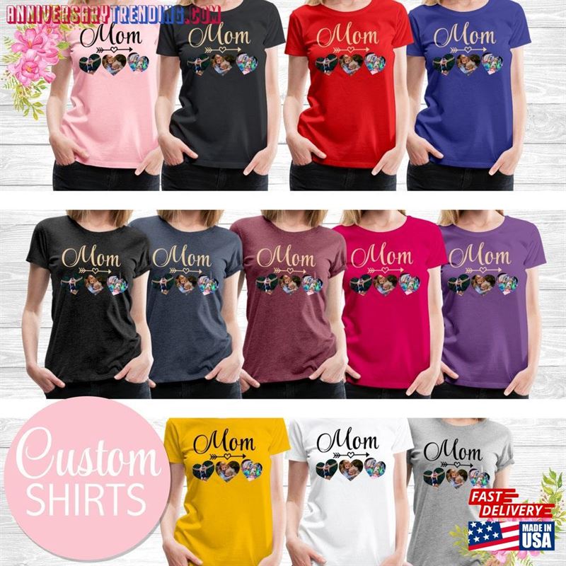 Custom Mom Shirt Mothers Day Gift For T-Shirt Sweatshirt -Bipubunny Store