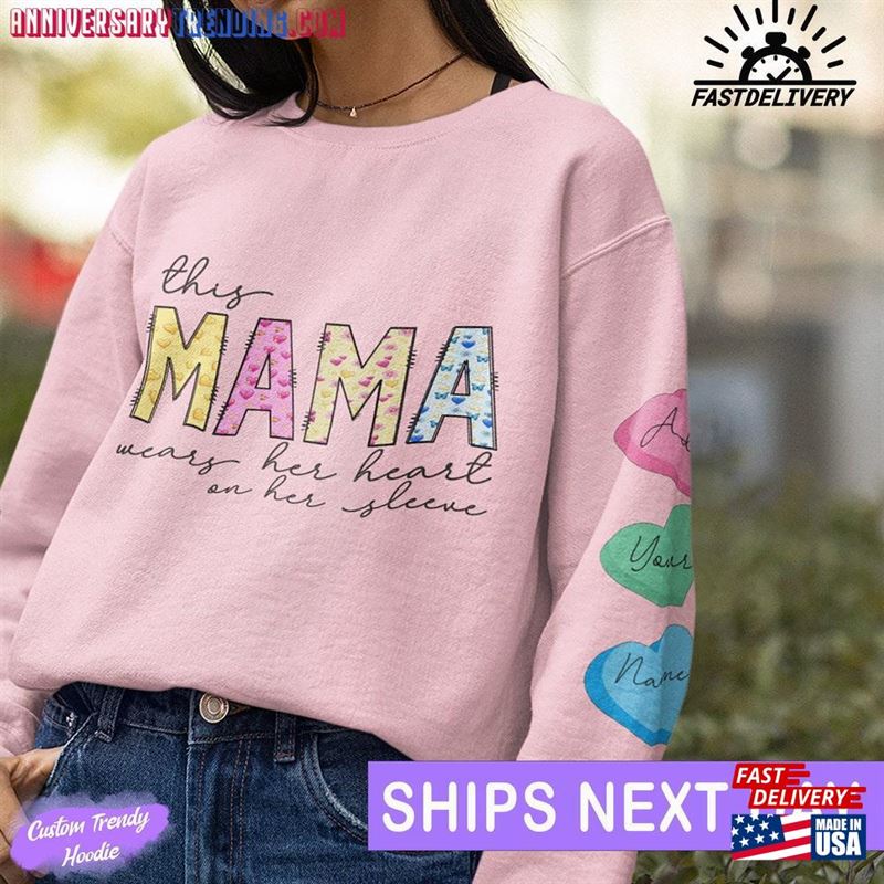 Custom Mom Sweatshirt Shirt Gift For Classic – Bipubunny Store