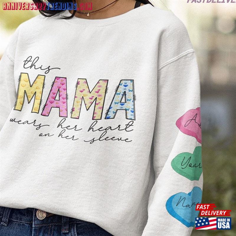 Custom Mom Sweatshirt Shirt Gift For Classic – Bipubunny Store