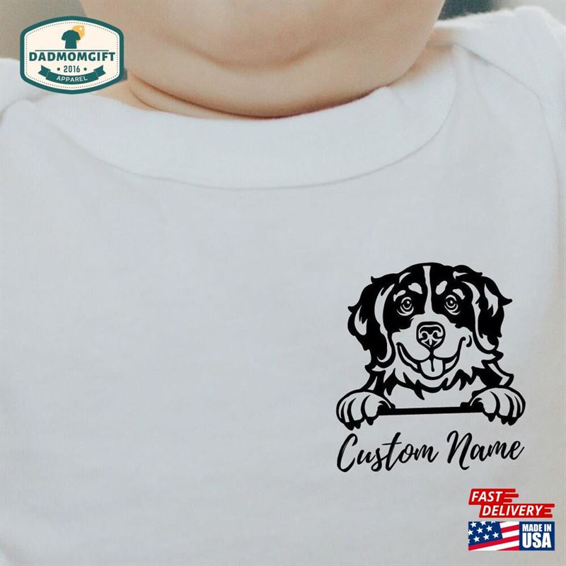 Custom Shirt For Bernese Mountain Dog Mom Owner Gift Dad Sweatshirt Unisex