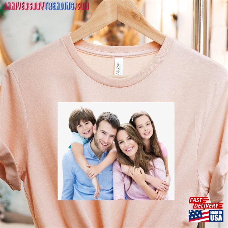 Custom T-Shirt Picture Family Customize Your Photo Shirt Hoodie Classic – Bipubunny Store