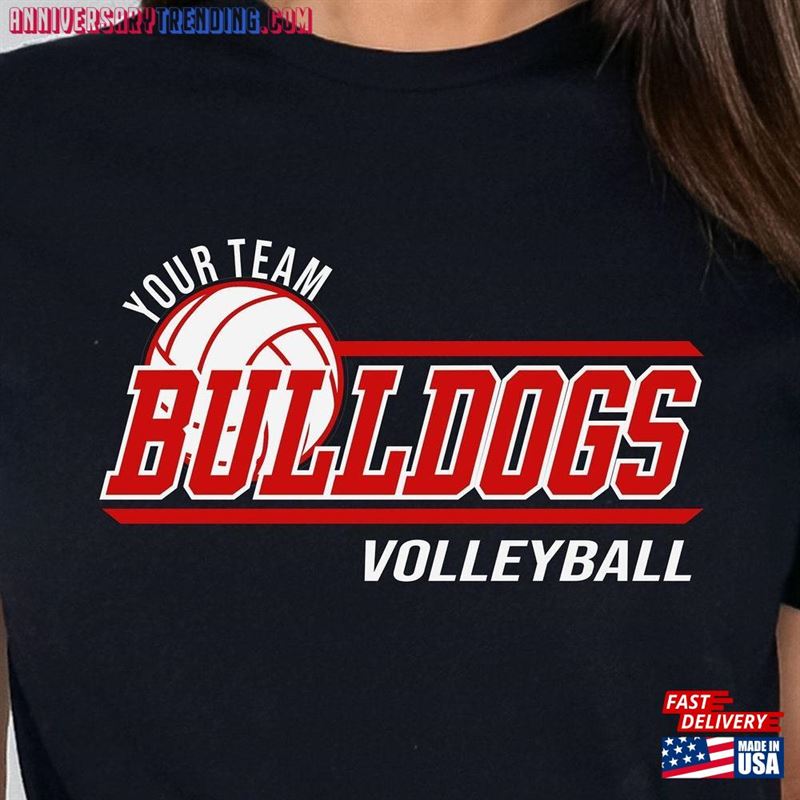 Custom Volleyball Shirt Personalized Mom Team Name T-Shirt Classic – Bipubunny Store