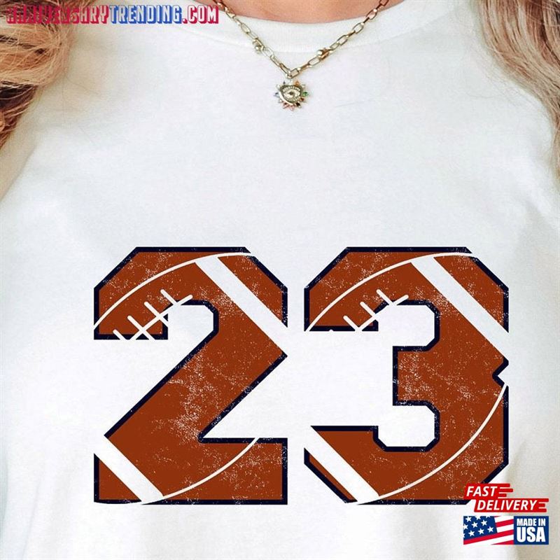 Customized Football Shirt Your Number Game Day Sweatshirt Hoodie -Bipubunny Store