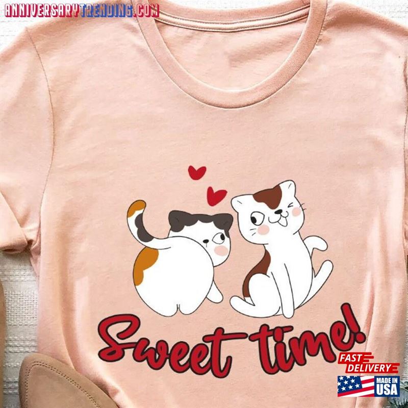 Cute Cat Youth Shirt Kids Clothing Pet Graphic Tees Classic Sweatshirt – Bipubunny Store