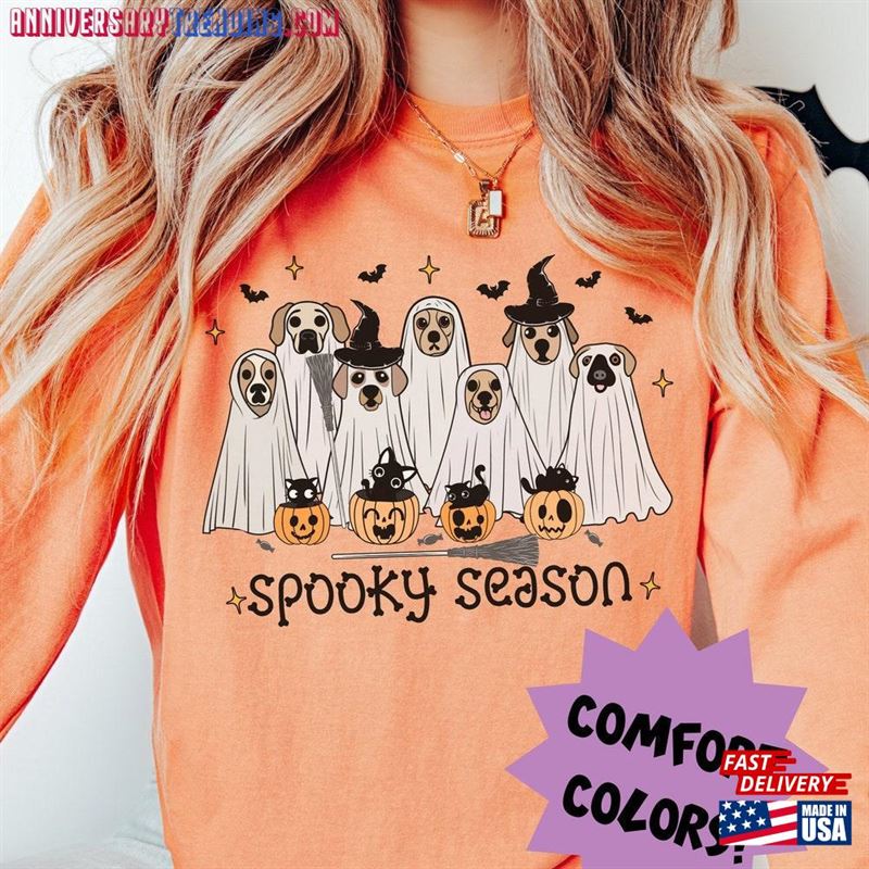 Cute Ghost Dog T Shirt Classic Sweatshirt – Bipubunny Store