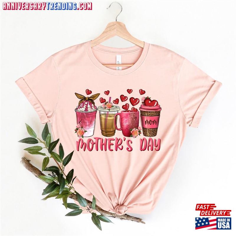 Cute Mom Coffee Shirt Mothers Day Mama Unisex Classic – Bipubunny Store