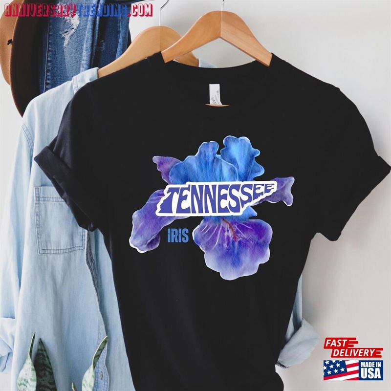 Cute Tennessee Iris State Flower Jersey Short Sleeve Tee T-Shirt Shirt Classic – Bipubunny Store