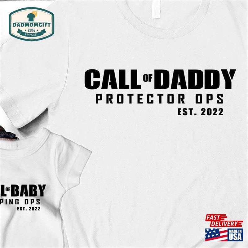 Dad And Baby Matching Set Call Of Daddy Family Shirts Unisex Sweatshirt