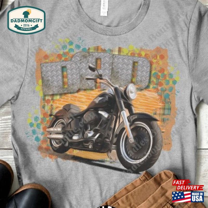 Dad And Motorcycle Ride Motorcycles Tshirt Classic T-Shirt