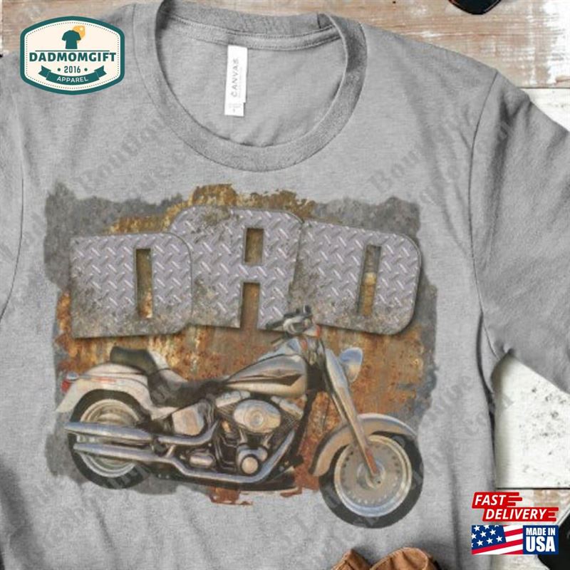 Dad And Motorcycle Shirt Unisex T-Shirt