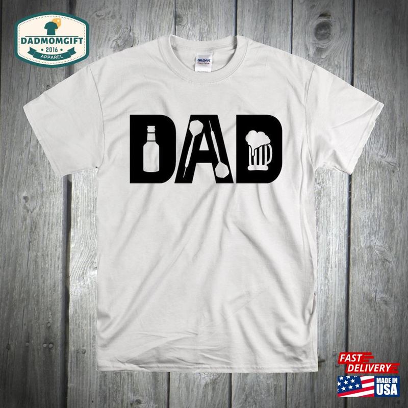 Dad Darts Shirt Fathers Day Gift Lover T-Shirt Classic