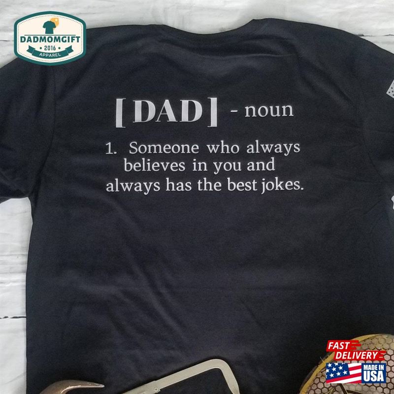 Dad Definition Personalized Shirt T-Shirt Unisex