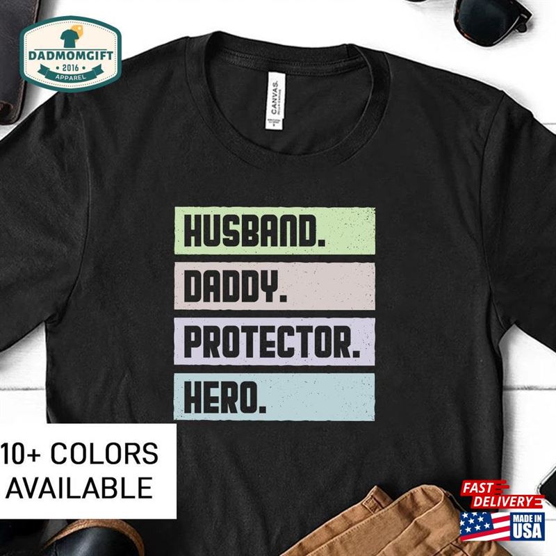 Dad Hero Shirt For Fathers Day Gift From Kids Funny Tshirt Daughter Unisex Sweatshirt