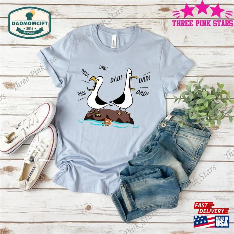 Dad Nemo Seagull Shirt Finding T-Shirt E4207 Classic