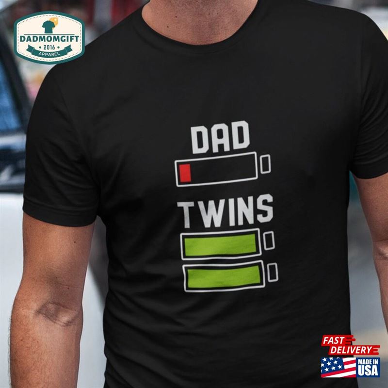 Dad Of Twins T-Shirt Gift Hoodie