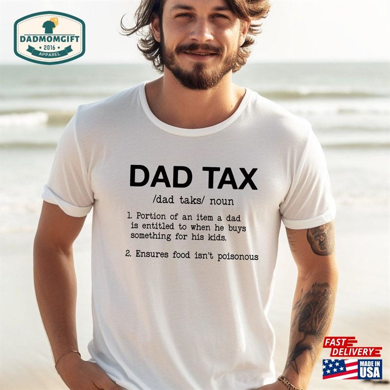 Dad Tax Shirt Noun Fathers Day Classic Sweatshirt