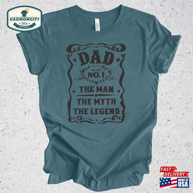 Dad The Man Myth Legend Father’s Day Shirts Daddy T-Shirts Unisex Hoodie