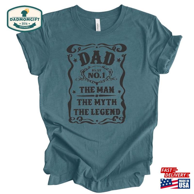 Dad The Man Myth Legend Father’s Day Shirts Daddy T-Shirts Unisex Hoodie