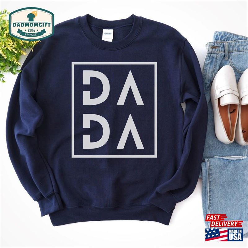 Dada Sweatshirt For Father Fathers Day Gift Birthday Dad Hoodie Classic