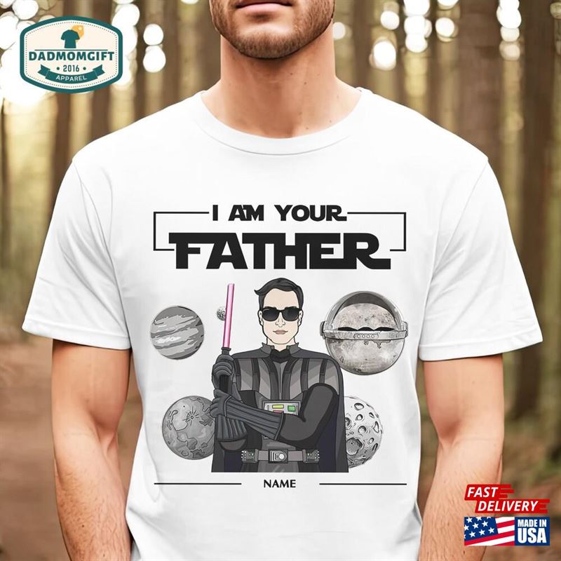 Dadalorian T-Shirt Dad Custom I Am Your Father Personalized Men Shirt Unisex Classic