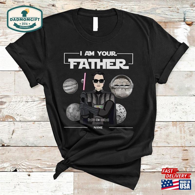 Dadalorian T-Shirt Dad Custom I Am Your Father Personalized Men Shirt Unisex Classic