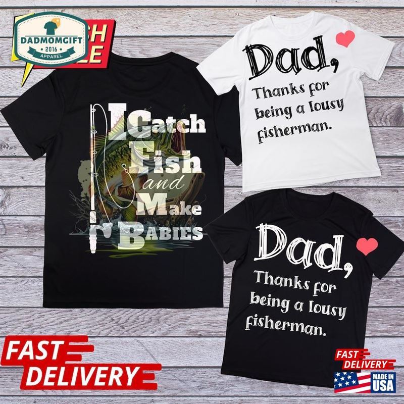 Daddy And Me Fishing Shirts Funny Girl Dad Shirt Family Matching Classic Hoodie