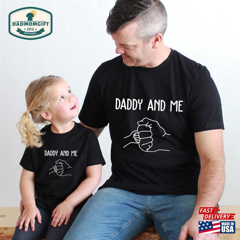 Daddy And Me Shirt Dad Son Matching Family Outfits Fathers Day Gift’s Girl Boy Sweatshirt Unisex