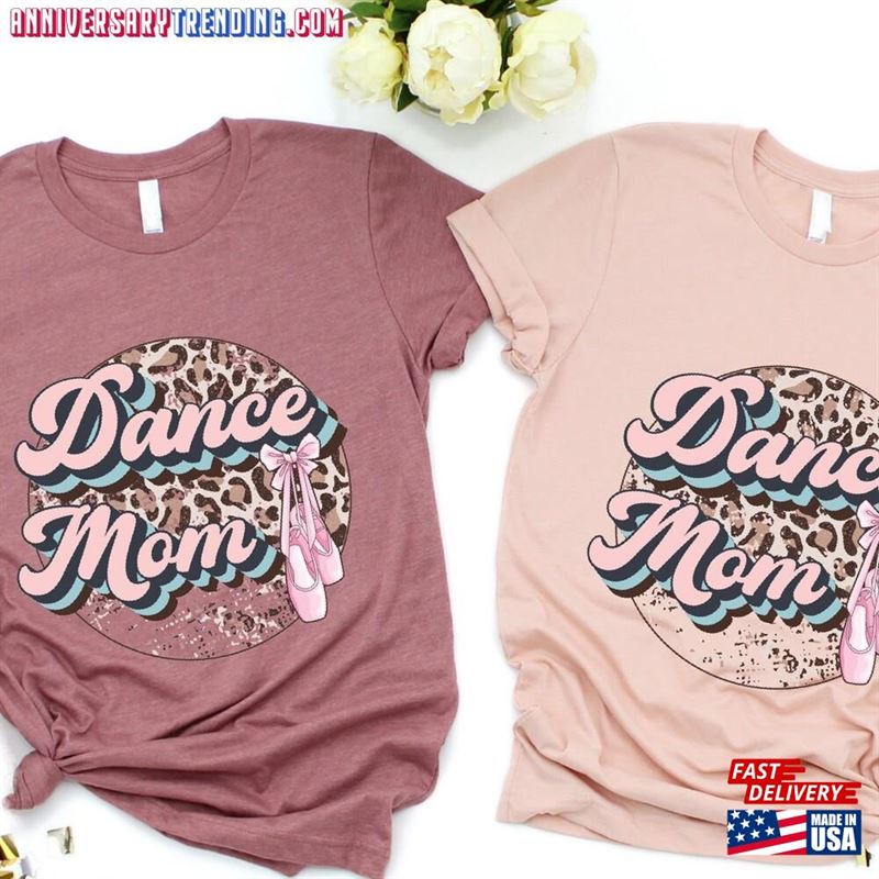 Dance Mom Pink Leopard T-Shirt Ballet Shirt V Hoodie Sweatshirt – Bipubunny Store