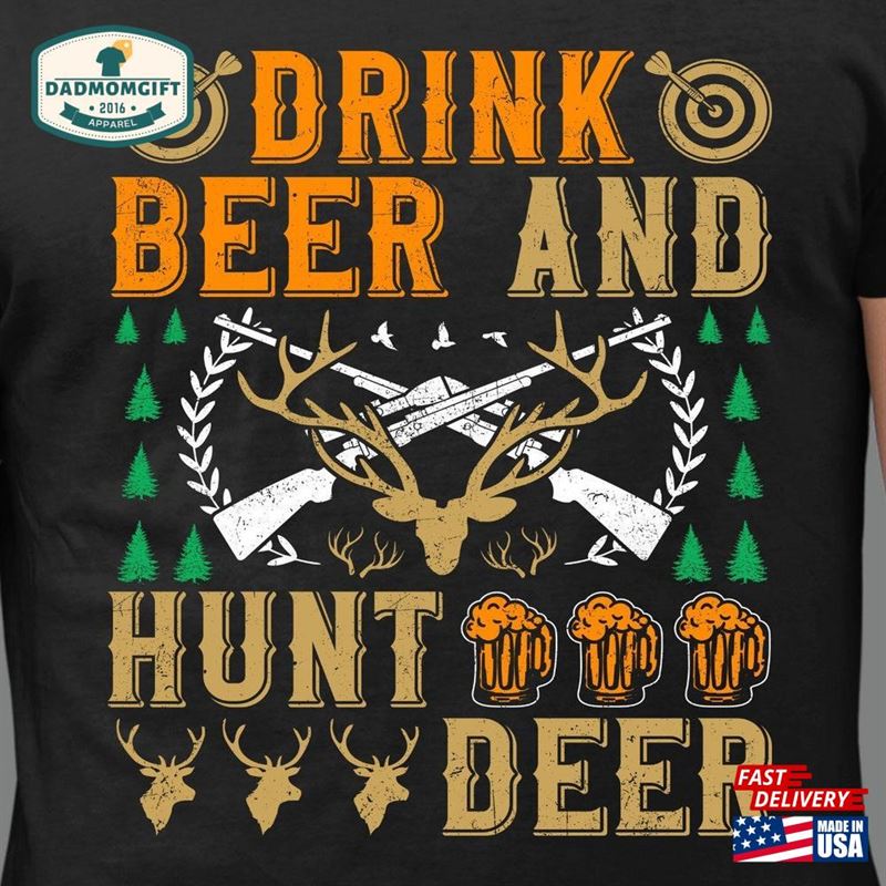 Deer Hunter Shirt Hunting Gifts For Men Buck T-Shirts Hoodie Unisex