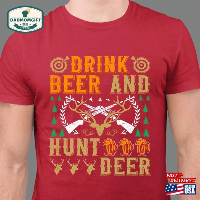 Deer Hunter Shirt Hunting Gifts For Men Buck T-Shirts Hoodie Unisex