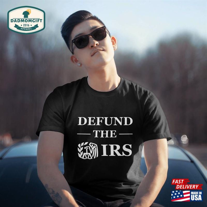 Defund The Irs Softstyle Crewneck T-Shirt Classic