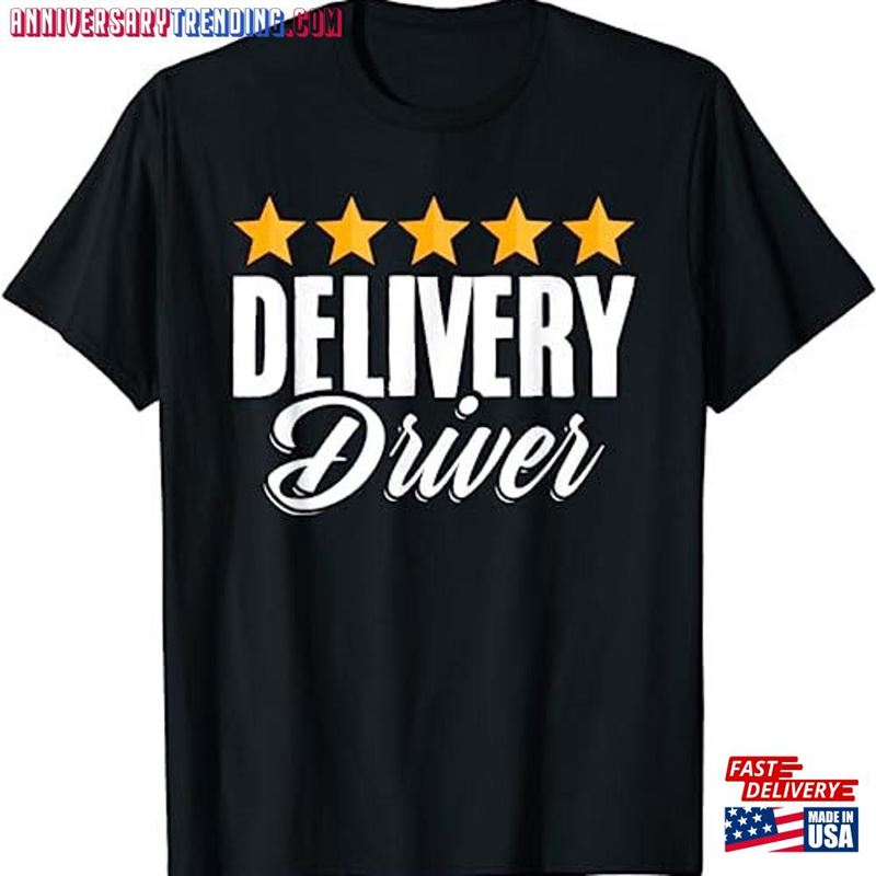 Delivery Driver 5 Star Food Dash Grocery Deliveries T-Shirt Sweatshirt Hoodie – Bipubunny Store