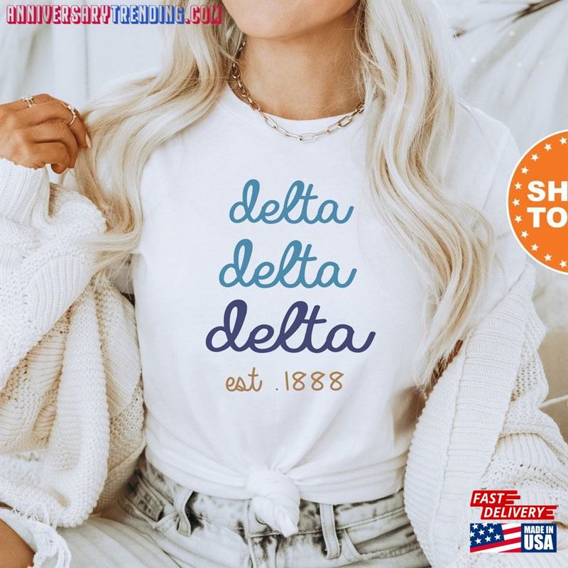 Delta The Blues Sorority T-Shirt Unisex -Bipubunny Store