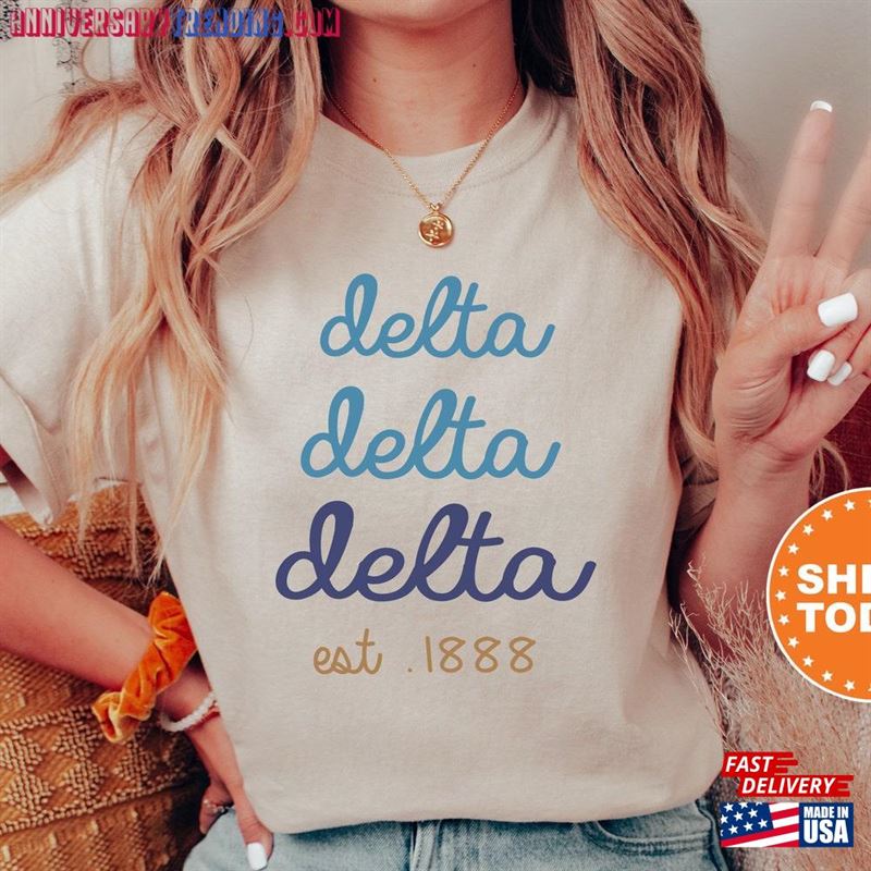 Delta The Blues Sorority T-Shirt Unisex -Bipubunny Store