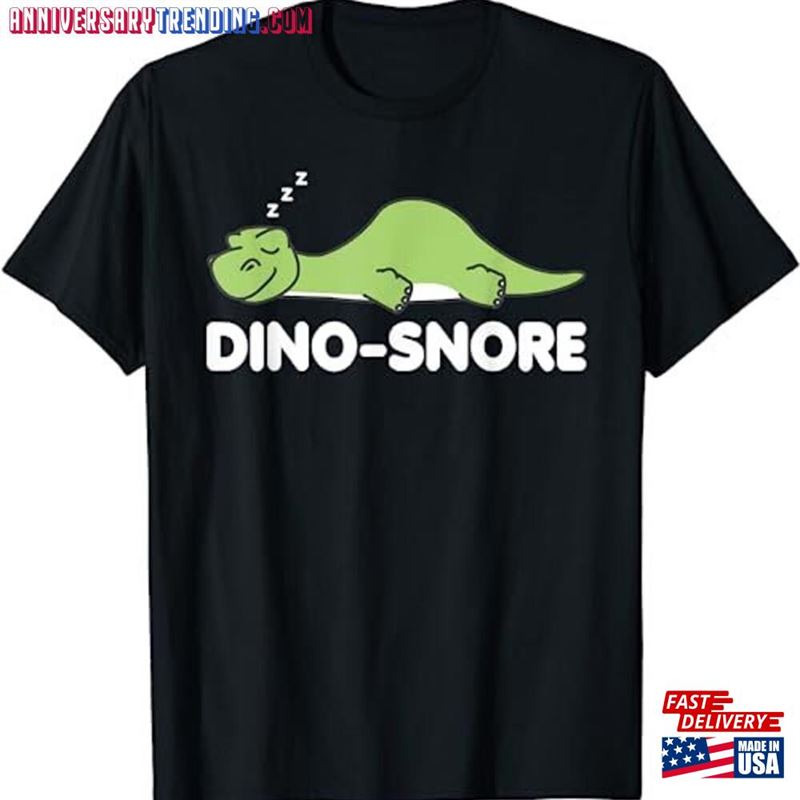 Dino Snore Pajamas Dinosaur T-Shirt Sweatshirt Hoodie Classic – Bipubunny Store