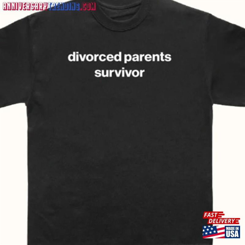 Divorced Parents Survivor Funny T-Shirts Long Unisex Sweatshirt – Bipubunny Store