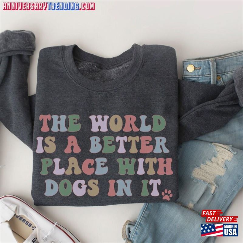 Dog Lover Shirt Sweatshirt Classic -Bipubunny Store