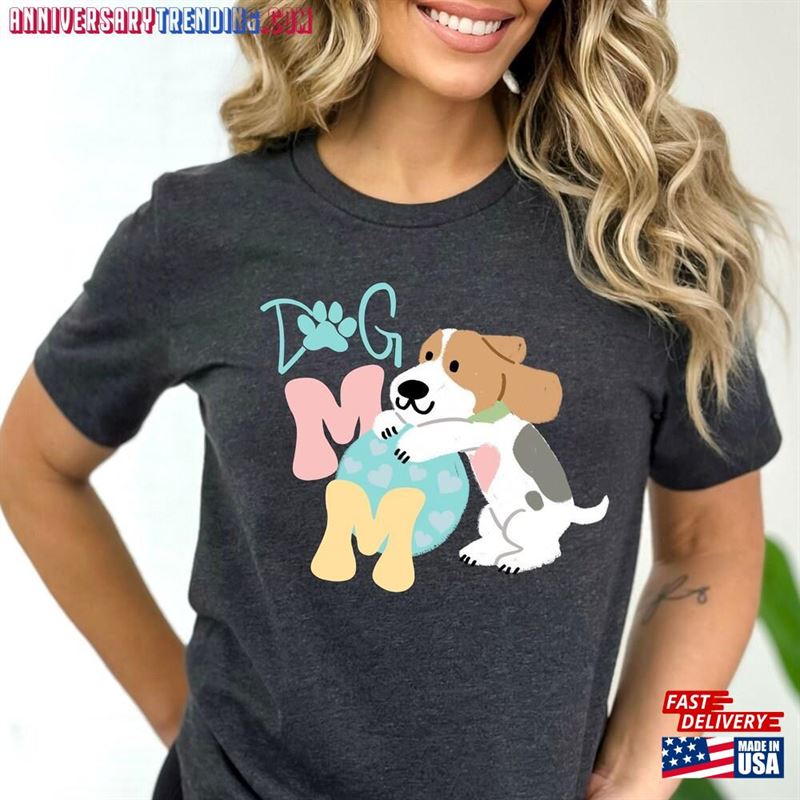 Dog Mom T-Shirt Mama Shirt Gift Unisex Hoodie – Bipubunny Store