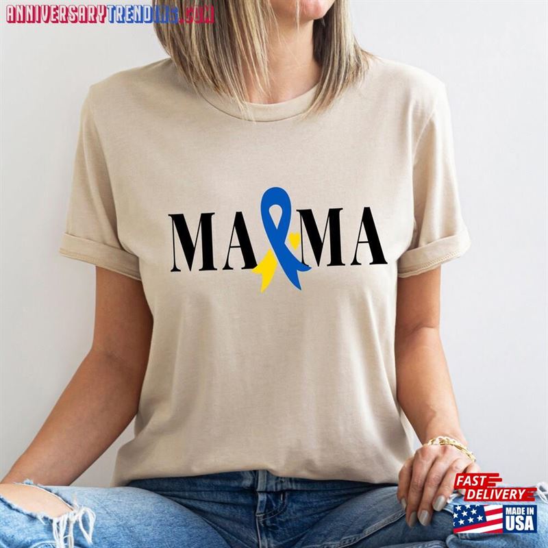 Down Syndrome Mama Shirt T21 Mother Tee T-Shirt Classic – Bipubunny Store