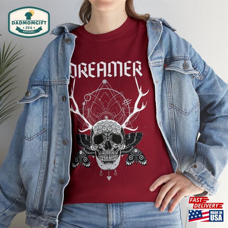 Dreamer Cotton Tee Gift Idea For Unisex Classic