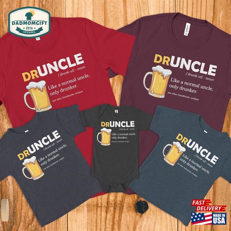 Druncle Shirt Definition T-Shirt Uncle Classic Sweatshirt