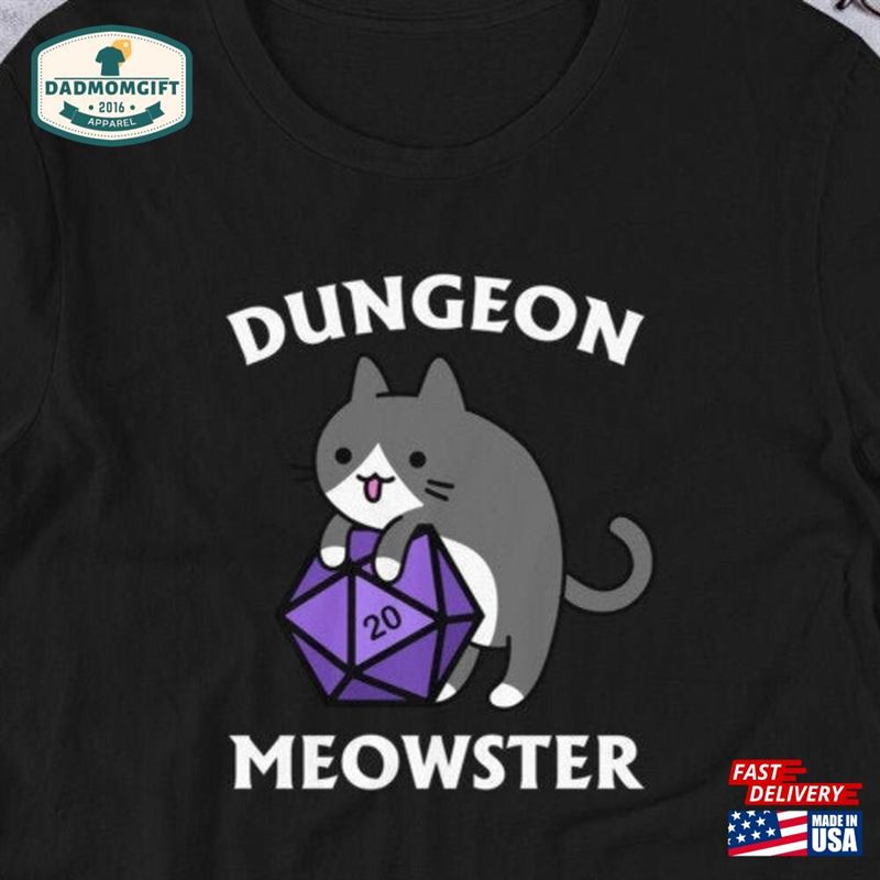 Dungeon Meowster Dnd Cat Shirt T-Shirt Sweatshirt