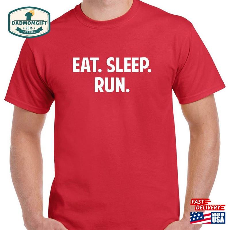 Eat Sleep Run Shirt Running T-Shirt Unisex Hoodie