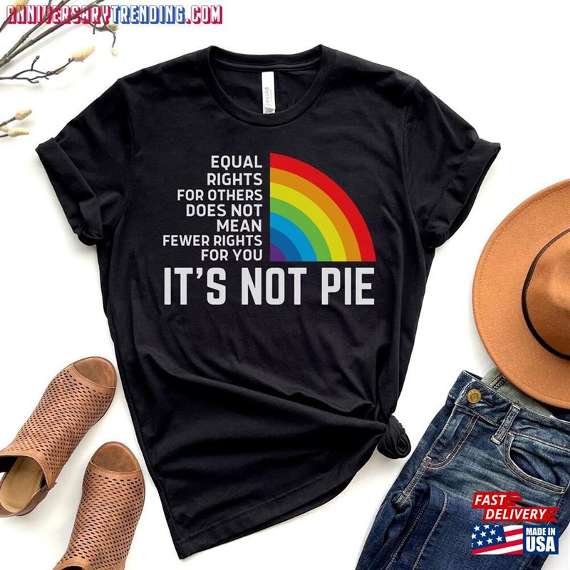 Equal Rights For Others Does Not Mean Fewer You Shirt It Pie Lgbt Rainbow Unisex Hoodie – Bipubunny Store