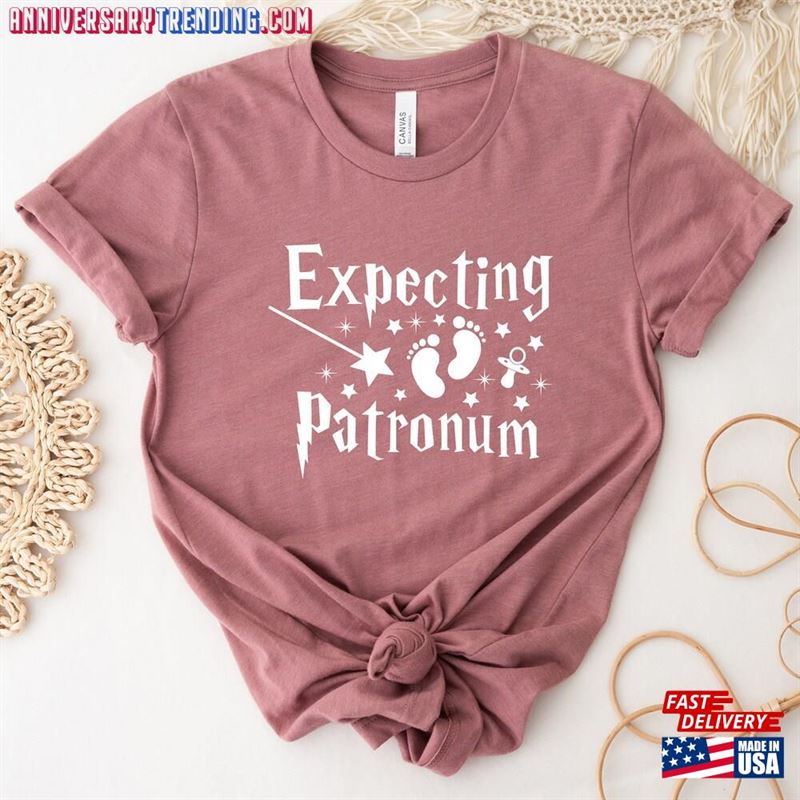 Expecting Patronum Shirt Pregnancy Announcement Unisex Sweatshirt -Bipubunny Store