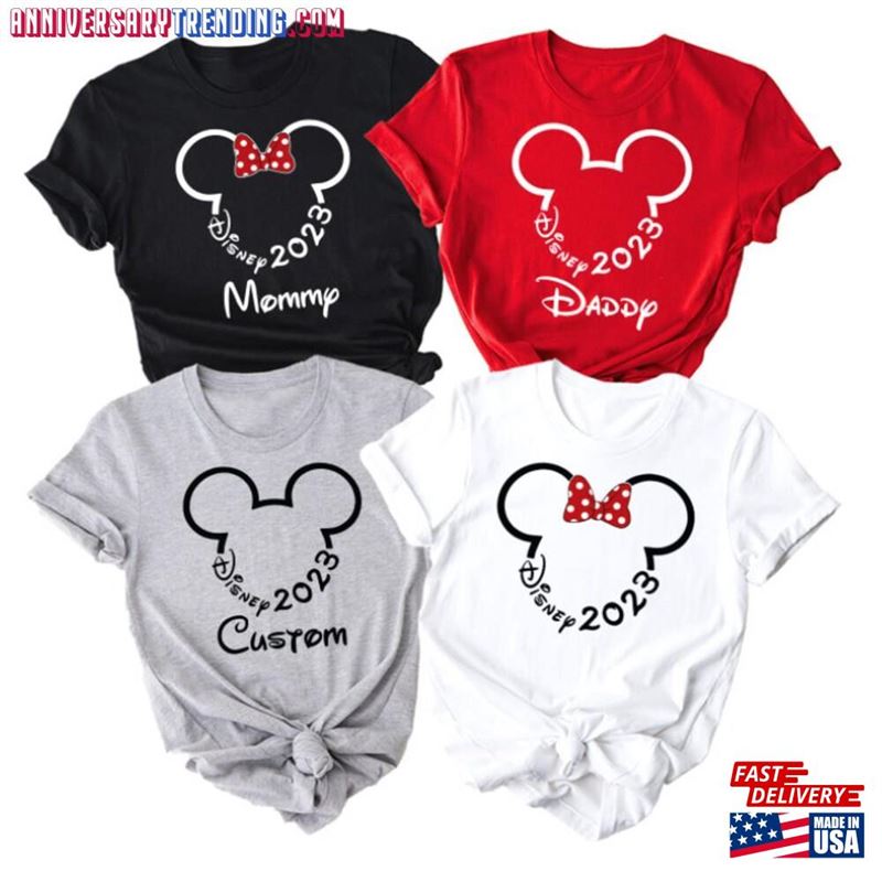 Family 2023 Matching Shirts Travel Custom Personalized T-Shirt Hoodie – Bipubunny Store